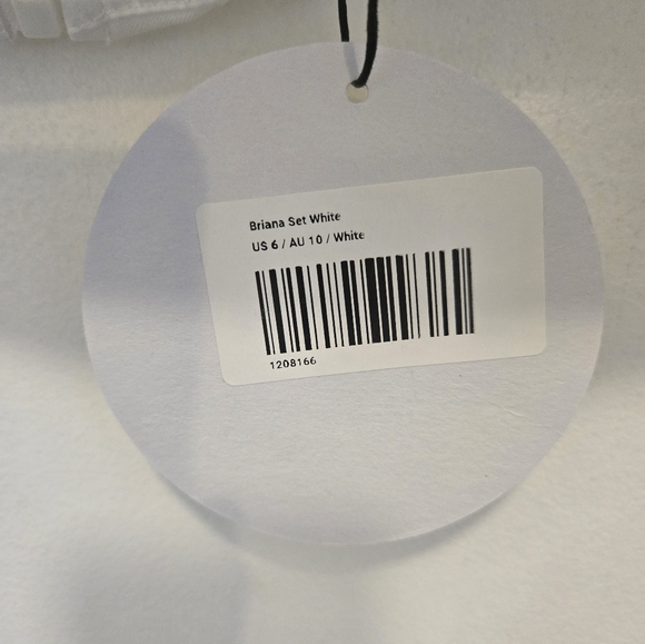 Princess Polly Briana Set White Size 6 - Picture 6 of 15